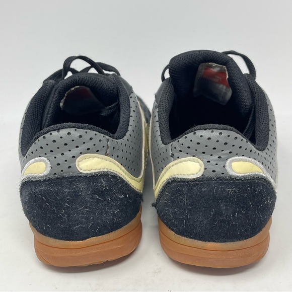 Puma Powercat Shoes Mens 6 Black Leather Suede Indoor Soccer Sneakers Trainers - Picture 12 of 16